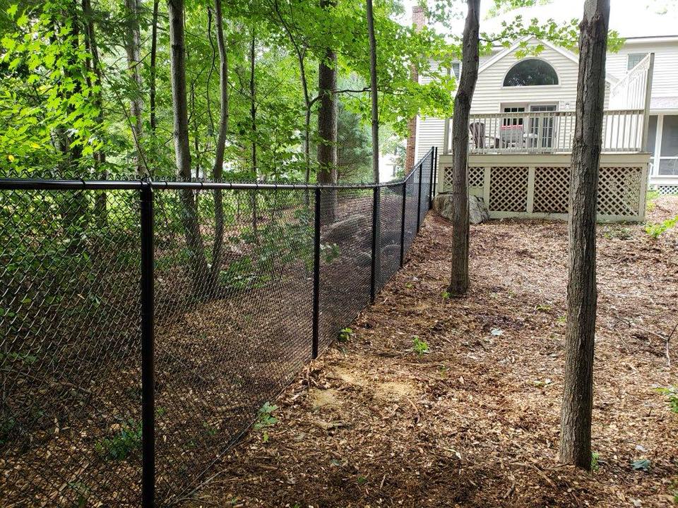 chain link fence home