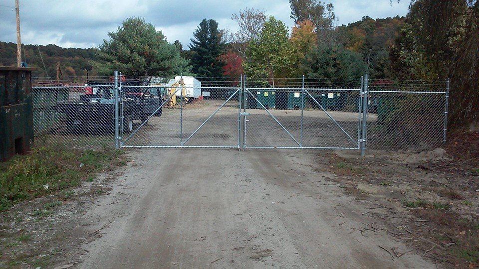 security fence chain link